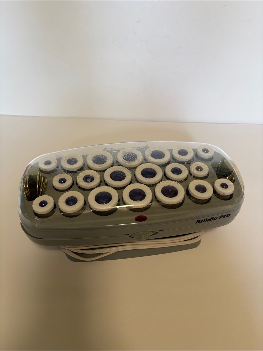 BaByliss PRO Hot Roller Set in White and Grey